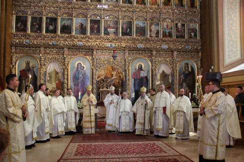 csoportkép, püspökök, papok