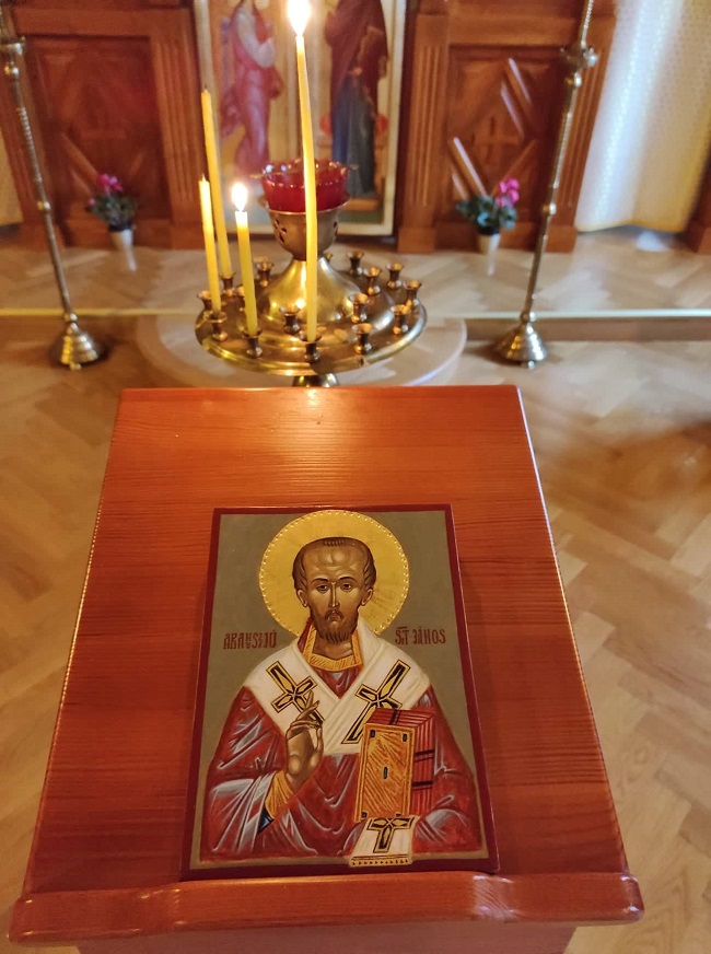 ikon a kápolnában