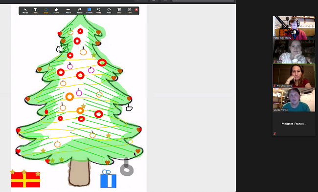 virutális karácsonyfa