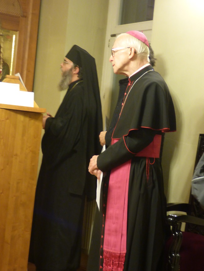 Blume érsek, Atanáz püspök a kápolnában