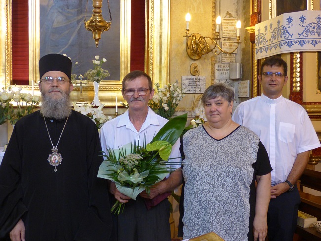 Atanáz püspök, Szabó János és felesége, Papp Zoltán