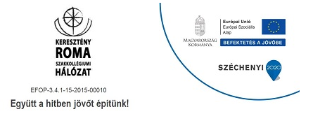 Roma Szk és Széchenyi program logói