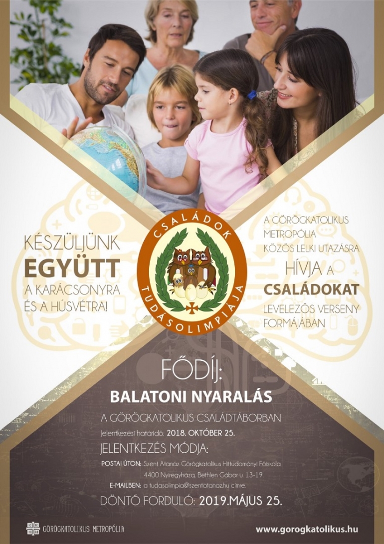 családok tudásolimpiája plakát