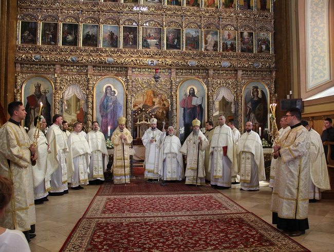 csoportkép, püspökök, papok