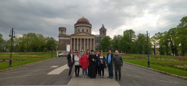 A Miskolci Egyházmegye Székháza dolgozóinak zarándoklata Esztergomba.