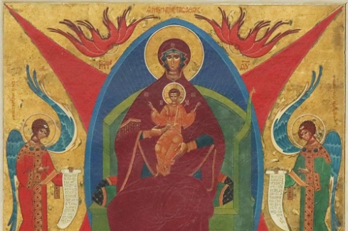 Istenszülő ikon az ózdi templomból